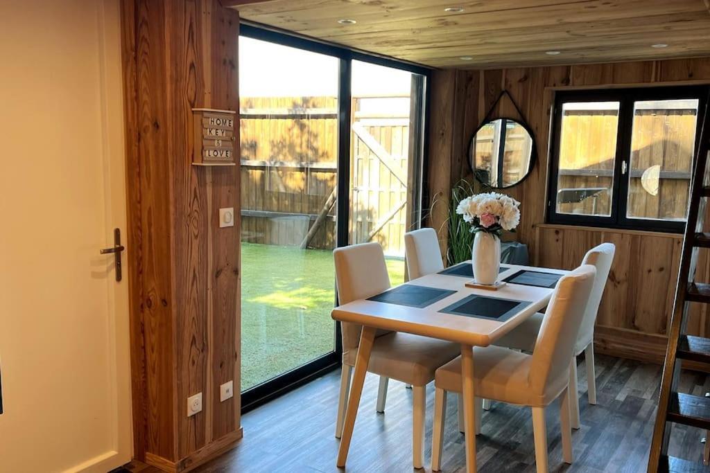 Chalet Et Jaccuzy Sur La Plage Biscarrosse Eksteriør billede
