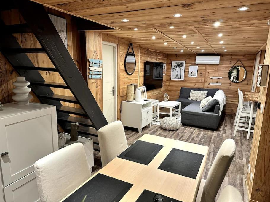 Chalet Et Jaccuzy Sur La Plage Biscarrosse Eksteriør billede