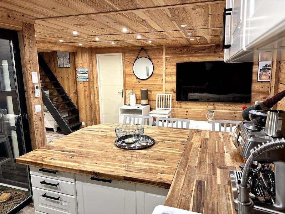 Chalet Et Jaccuzy Sur La Plage Biscarrosse Eksteriør billede