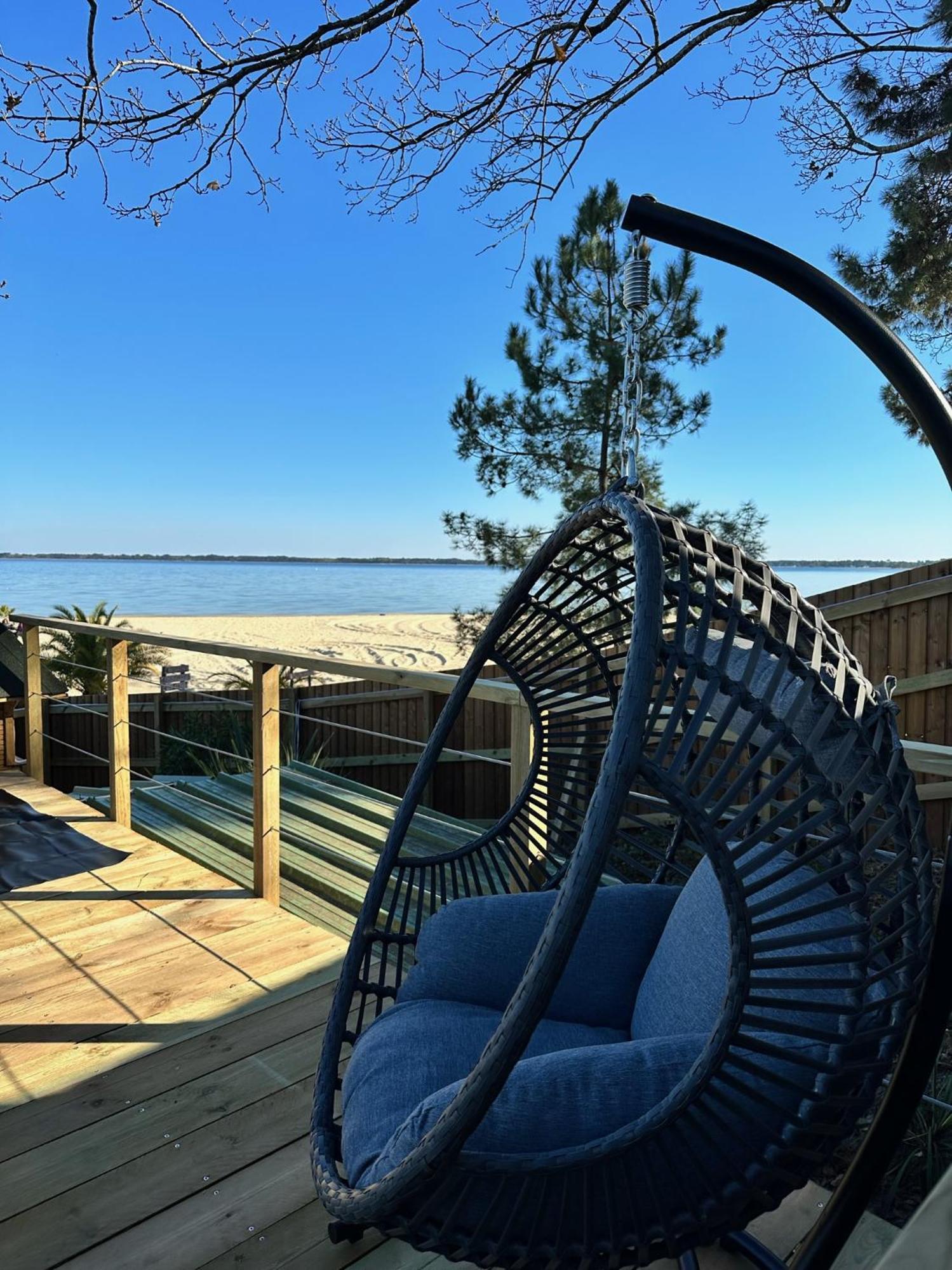 Chalet Et Jaccuzy Sur La Plage Biscarrosse Eksteriør billede